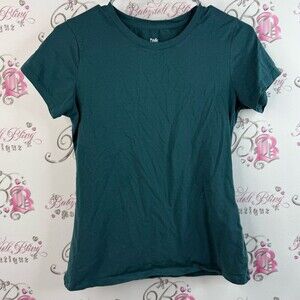 Twik t-shirt, stretchy dark emerald green blue Deep Teal Short Sleeve Tee